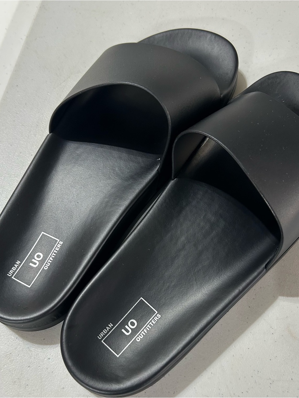 Brand New Urban Outfitters Mens Slip On Sandal Black Size 12